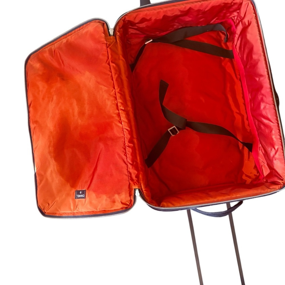 CHANEL Nylon Travel Trolley Rolling Luggage - Picture 3 of 10